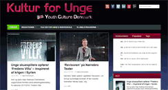 Desktop Screenshot of kulturforunge.dk