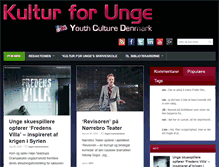 Tablet Screenshot of kulturforunge.dk